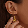 Tiny Starfish Hoops