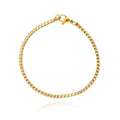 Gold-Tone Box Chain Bracelet