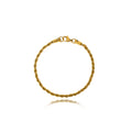 Gold-Tone Rope Bracelet