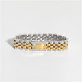 Two-Tone Chunky Bracelet