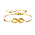 Gold-Tone Infinity Bracelet