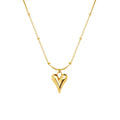Gold-Tone Heart Pendant