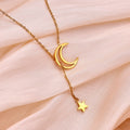 Moon & Star Necklace