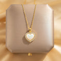 Pearlescent Heart Necklace