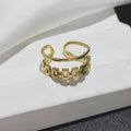 Geometric Open Band Ring