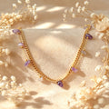 Purple Heart Charm Bracelet