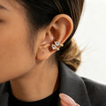 Crystal Butterfly Clip Earring