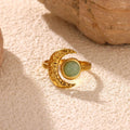 Green Moon Ring