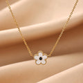 White Flower Necklace