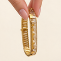 Gold-Tone Rectangle Link Bracelet