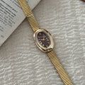 Garnet Oval Flex Watch