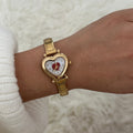 Flora Heart Link Watch