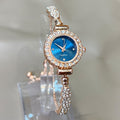 Marina Blue Crystal Watch