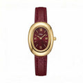 Bordeaux Oval Strap Watch