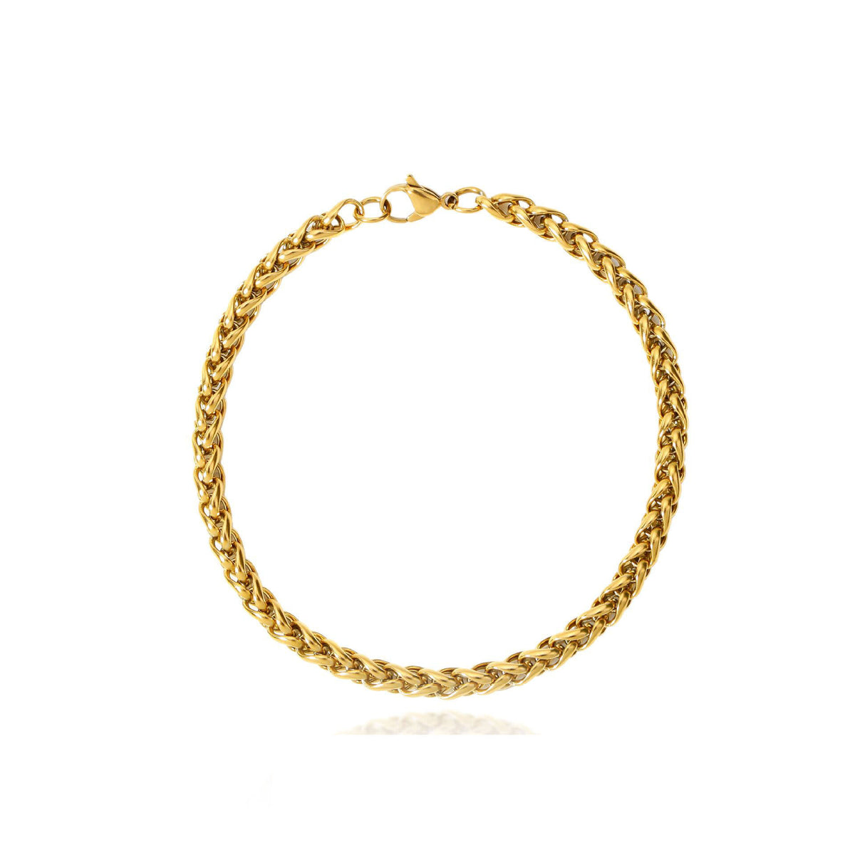 Gold Wheat Chain Bracelet product image