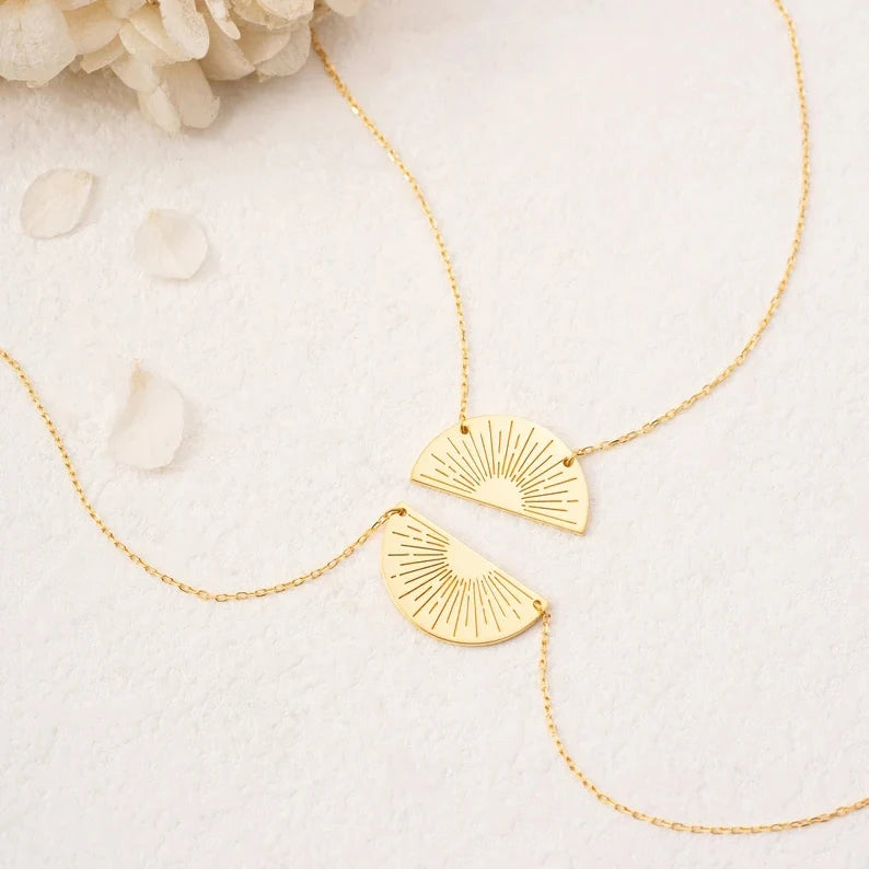 Half-Sun Pendant Necklace product image