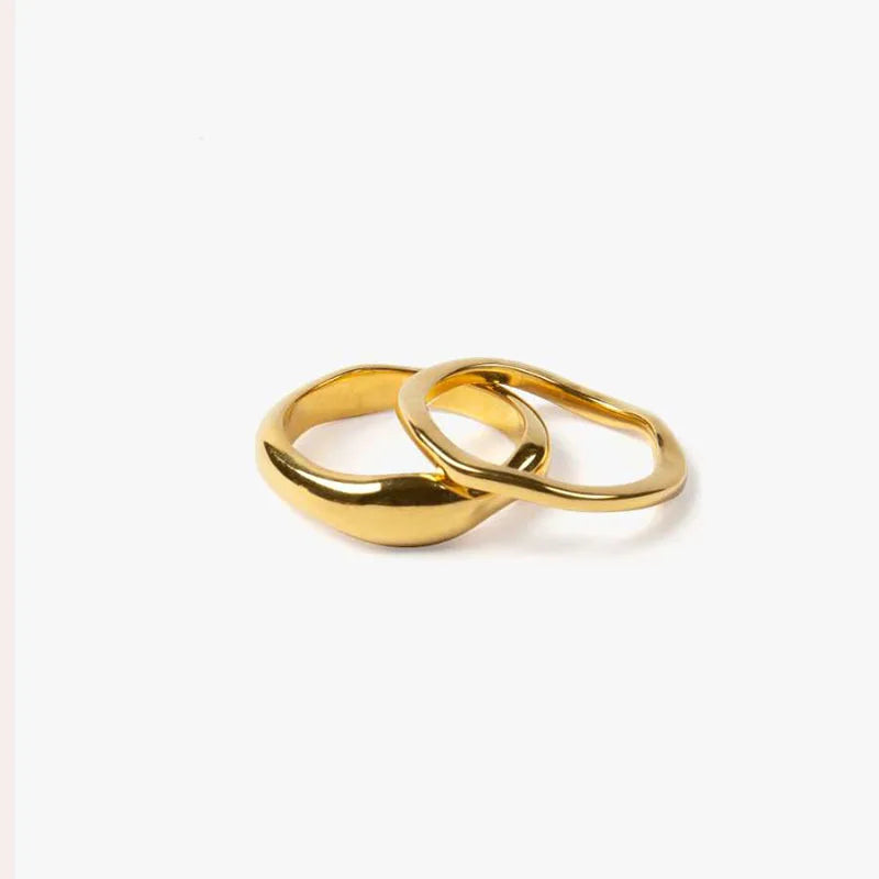 Gold Stackable Band Ring product image