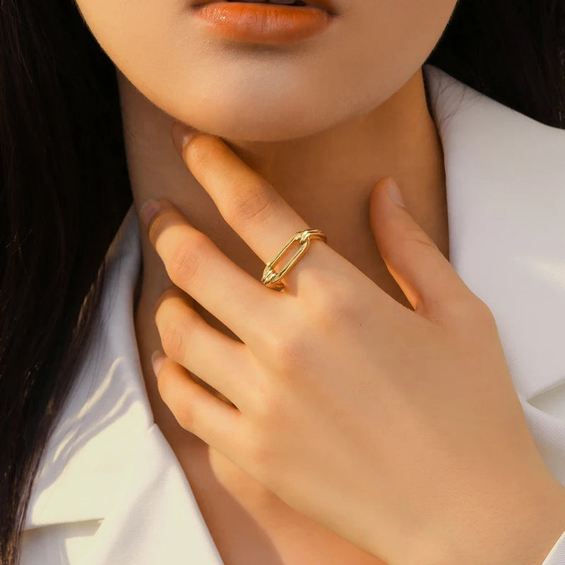 Gold Bold Dome Ring product image