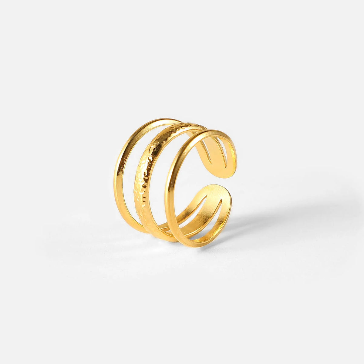 Gold Triple Line Ring product image