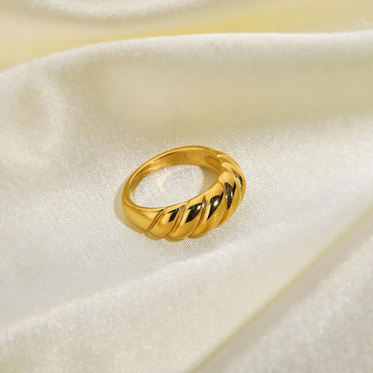 Gold Sculpted Statement Ring product image