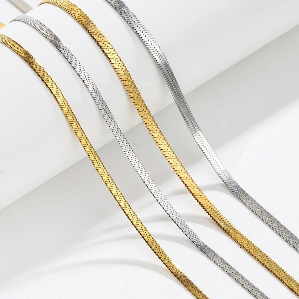 Gold Herringbone Choker product image