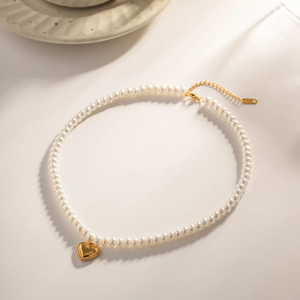 Pearl Love Pendant Necklace product image