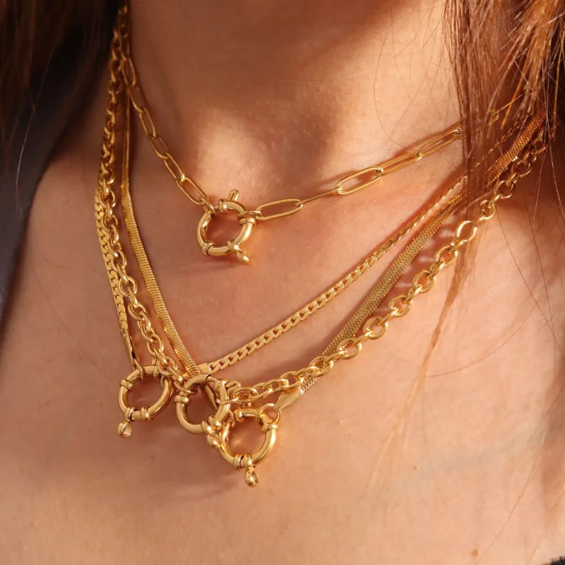 Gold Paperclip Chain product image