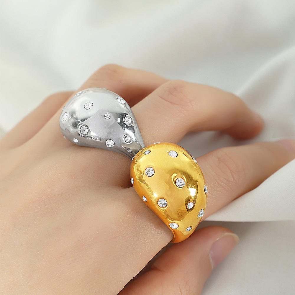 Chunky Crystal Dome Ring product image