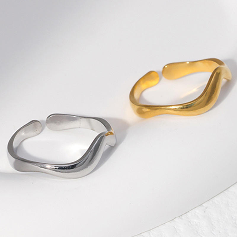 Minimal Wave Open Ring product image