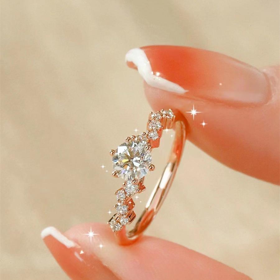 Crystal Flower Ring