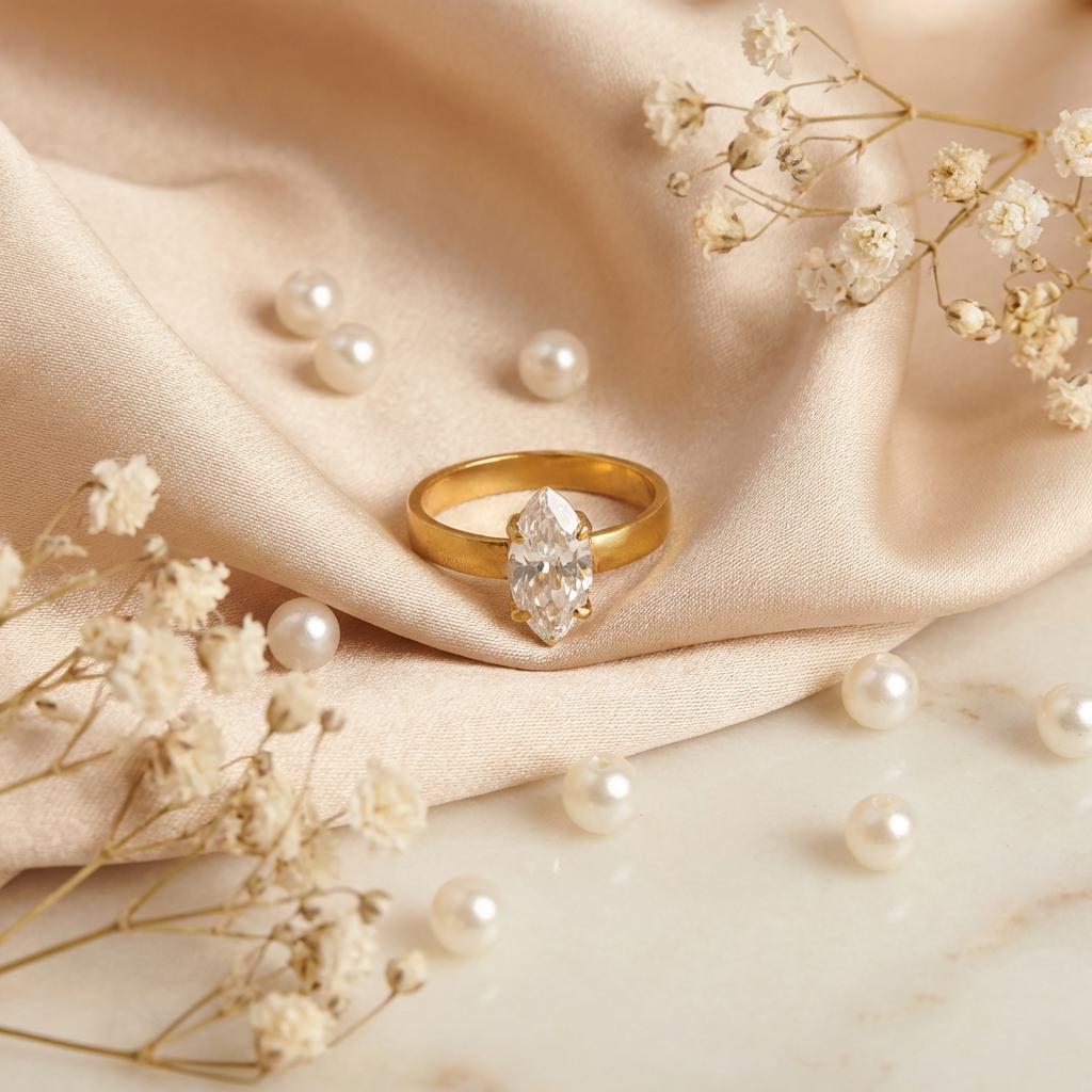 Marquise Crystal Ring