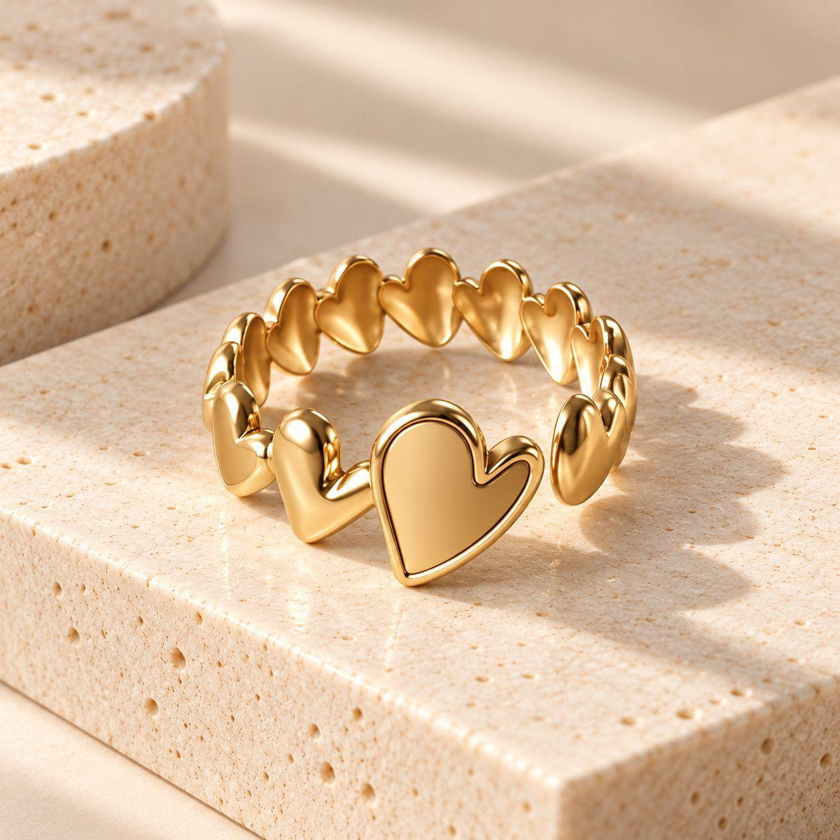 Heart Link Ring